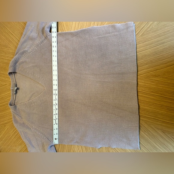 EUC Athleta Hanover Merino sweater pink mauve size L - Picture 5 of 11